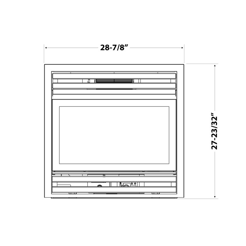Pleasant Hearth Vent Free Natural Gas/Propane Fireplace Insert Only